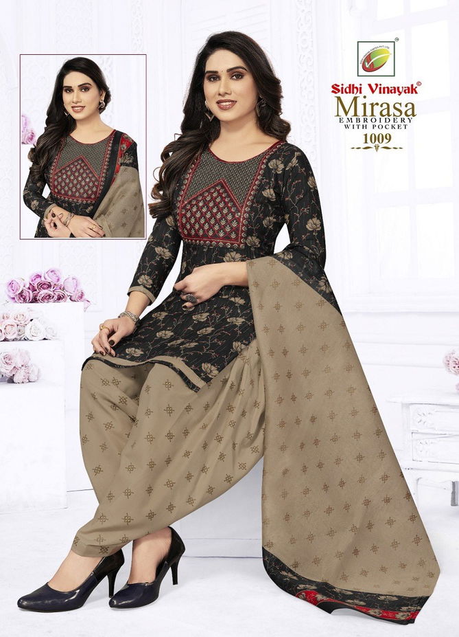 Mirasa Vol 1 By Sidhi Vinayak Indo Cotton Printed Embroidery Readymade Dress Wholesalers In Delhi